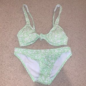 NWOT Two Piece Floral Swimsuit